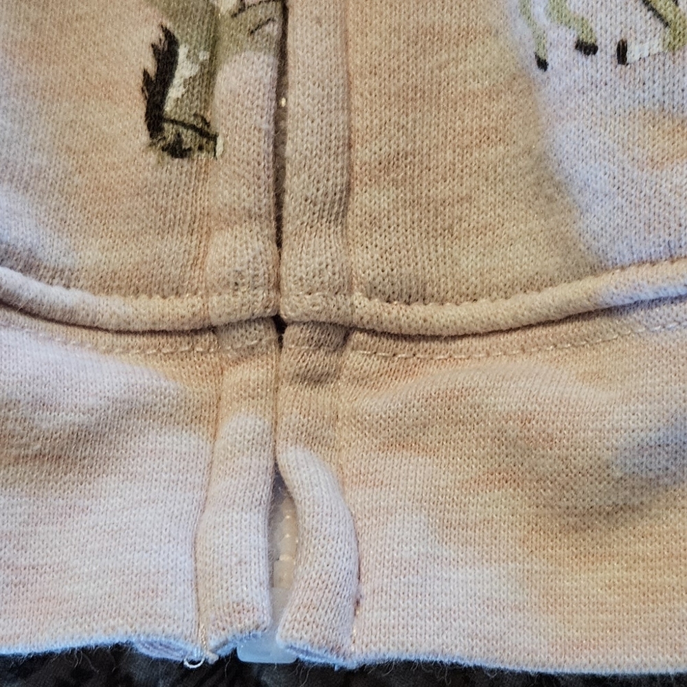 John Deere Toddler Horse Print Hoodie - Pink 2T - Picture 8 of 10